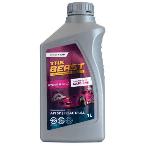 E0116L01U1 THE BEAST Синт-ое мот.масло HYBRID G 0W-20 (1л) - 1 л