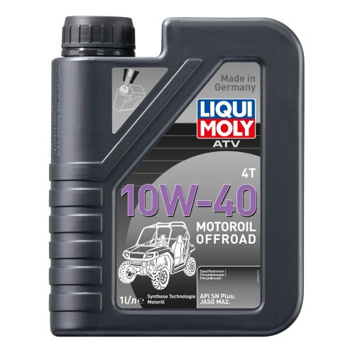 7540 LiquiMoly НС-синт. мот.масло д/4-т.мотоц. ATV 4T Motoroil Offroad 10W-40 SN Plus MA2 (1л) - 1 л