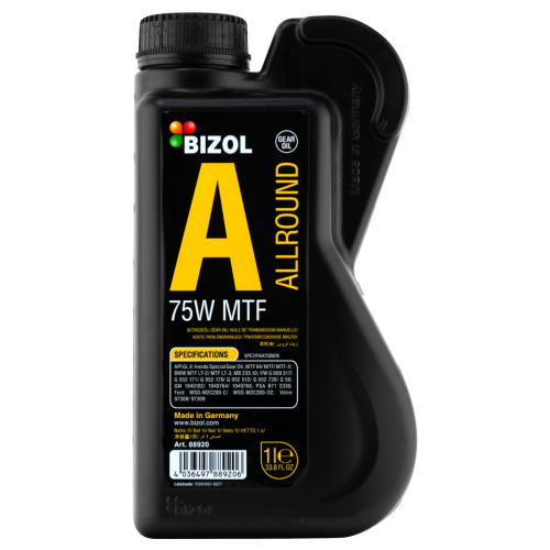 88920 BIZOL Синт-ое тр.масло Allround Gear Oil MTF 75W (1л) - 1 л