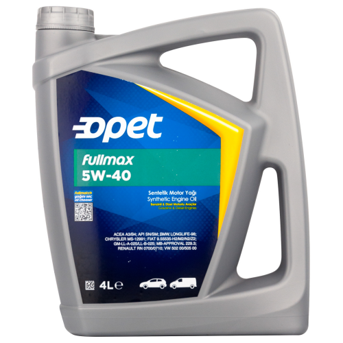 601214813 OPET Синт-ое мот.масло Fullmax 5W-40 SN (4л) - 4 л 601214813 OPET Синт-ое мот.масло Fullmax 5W-40 SN (4л) - 4 л