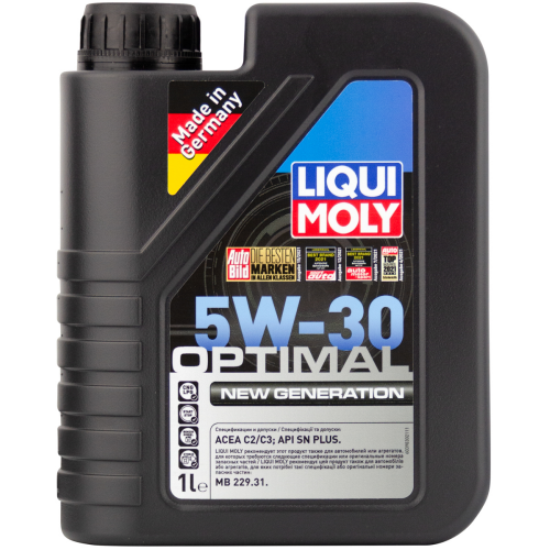 39030 LiquiMoly НС-синт. мот.масло Optimal New Generation 5W-30 SN Plus C2/C3 (1л) - 1 л