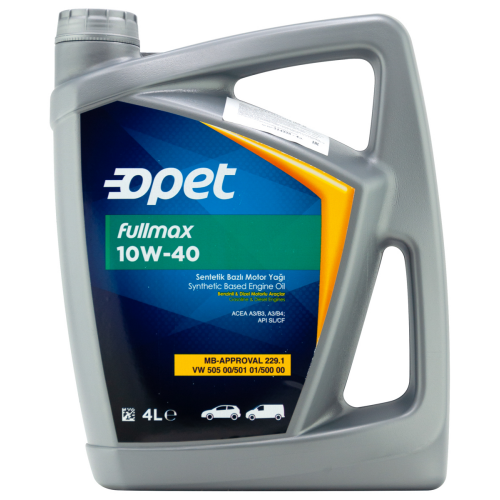 601214998 OPET Синт. мот.масло Fullmax 10W-40 CF/SL A3/B3/A3/B4 (4л) - 4 л 601214998 OPET Синт. мот.масло Fullmax 10W-40 CF/SL A3/B3/A3/B4 (4л) - 4 л