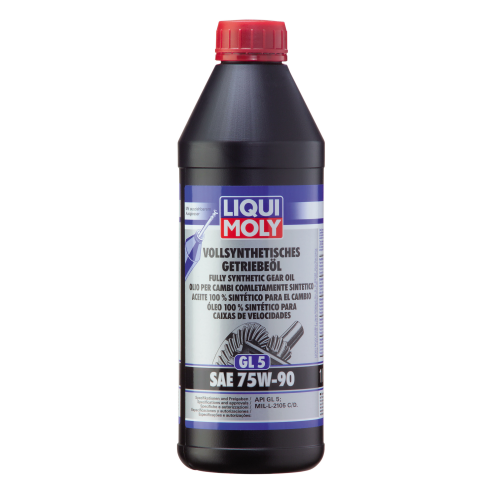 1950 LiquiMoly Синт. тр.масло Vollsynthetisches Getrieb. 75W-90 GL-5 (1л) - 1 л