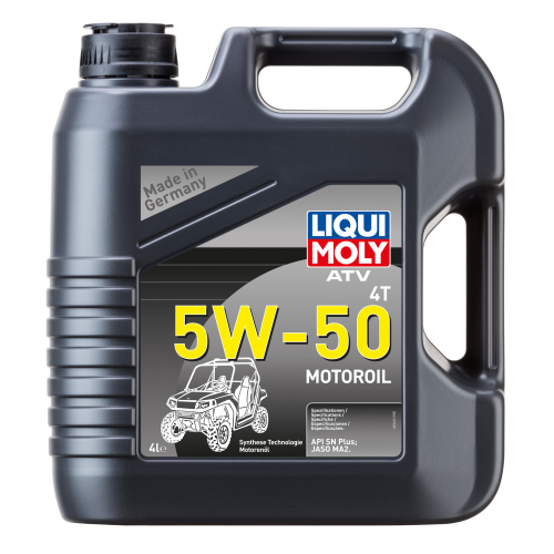 20738 LiquiMoly НС-синт. мот.масло д/4-т.мотоц. ATV 4T Motoroil 5W-50 SN Plus MA2 (4л) - 4 л