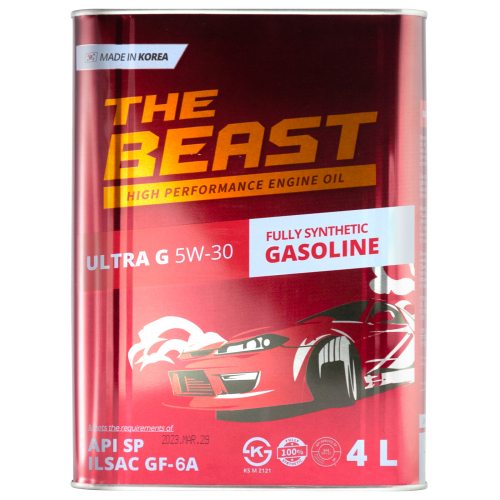 E0104L04U1 THE BEAST Синт-ое мот.масло ULTRA G 5W-30 (4л) - 4 л