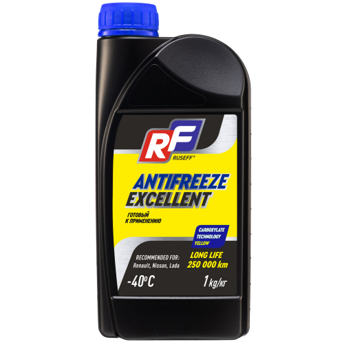 17371N RUSEFF Антифриз ANTIFREEZE EXCELLENT OAT (1кг) - 1 кг