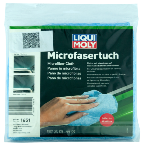 1651 LiquiMoly Универс.платок из микрофибры Microfasertuch (1шт) - 0 л