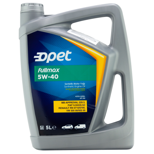 601448690 OPET Синт-ое мот.масло Fullmax 5W-40 SN (5л) - 5 л