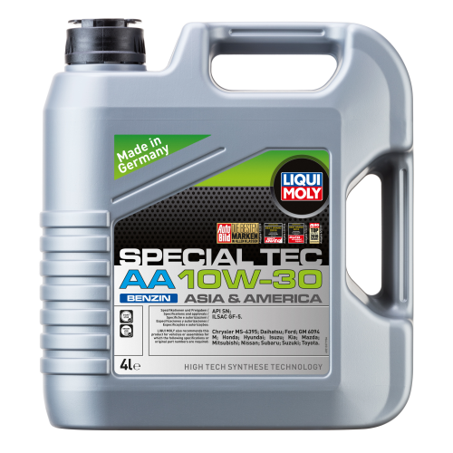 21337 LiquiMoly НС-синт. мот.масло Special Tec AA Benzin 10W-30 SP GF-6A (4л) - 4 л