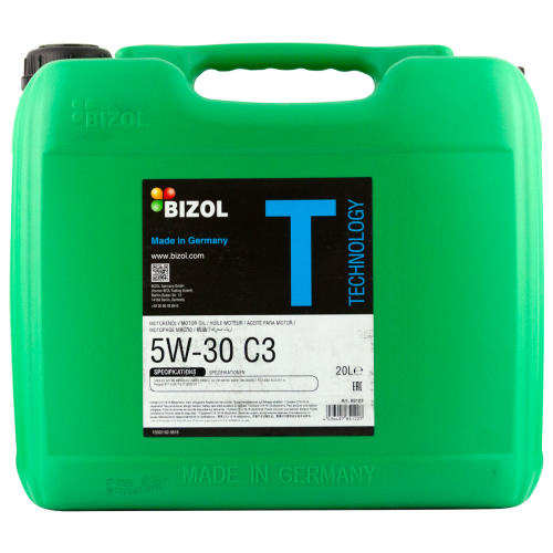 85122 BIZOL Синт-ое мот.масло Technology 5W-30 C3 SN C3 (20л) - 20 л