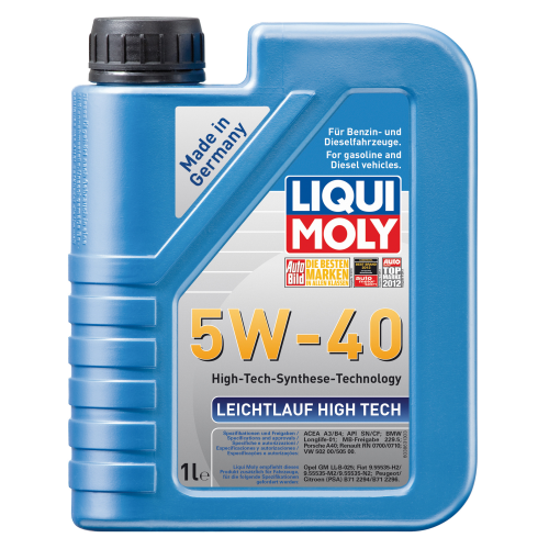 8028 LiquiMoly НС-синт. мот.масло Leichtlauf High Tech 5W-40 SP A3/B4 (1л) - 1 л