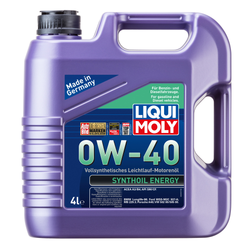 7536 LiquiMoly Синт-ое мот.масло Synthoil Energy 0W-40 SN A3/B4 (4л) - 4 л