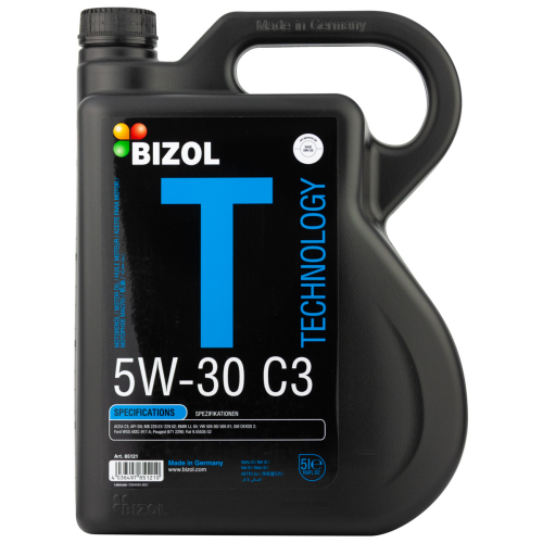 85121 BIZOL Синт-ое мот.масло Technology 5W-30 C3 SN C3 (5л) - 5 л