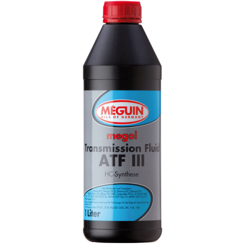 4875 Meguin НС-синт. тр.масло д/АКПП Megol Transmission Fluid ATF III (1л) - 1 л