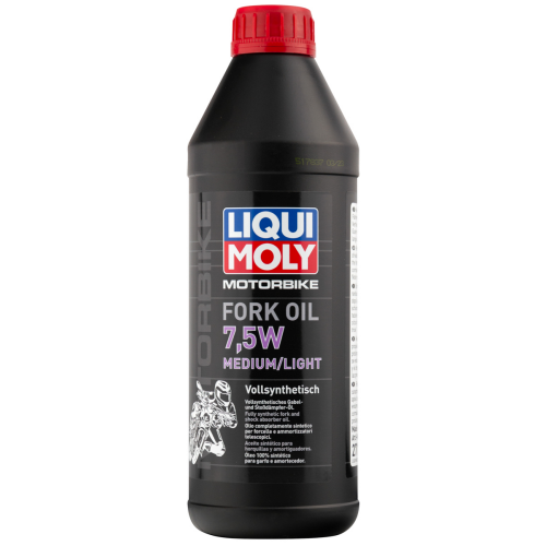 2719 LiquiMoly Синт-ое масло д/вилок и амортиз. Motorbike Fork Oil Medium/Light 7,5W (1л) - 1 л