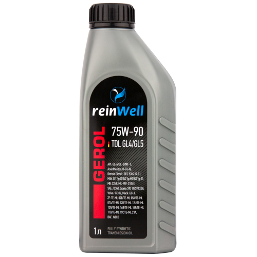 Трансмиссионное масло GEROL 75W-90 TDL GL4/GL5 - 1 л